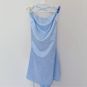 Baby blue Lucy in the sky dress